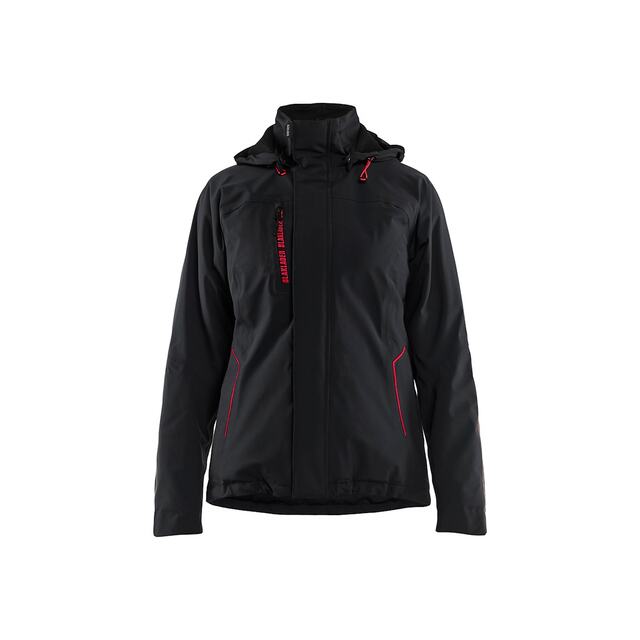 FUNKTIONSJACKA 4408 1917 DAM LÄTTFODRAD SVART/RÖD L