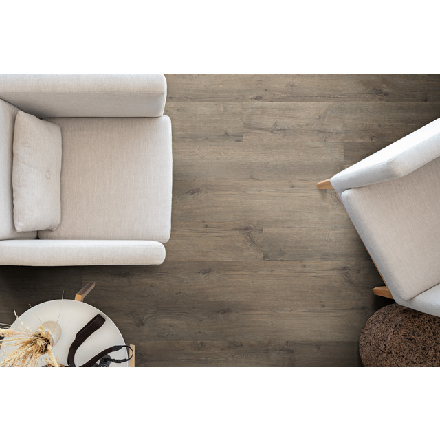 Miljöbild föreställande artikeln VINYLGOLV KLICK EK DUSK 10MM 1,86M2/PKT MAXWEAR från kategorin Plankdesign