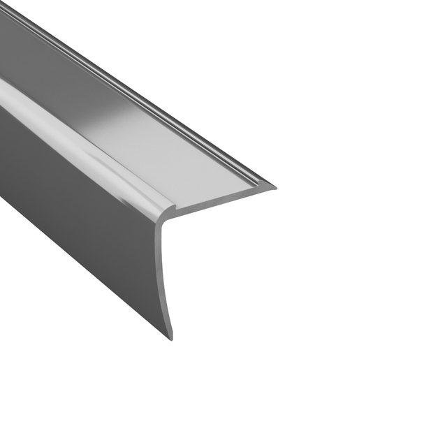 TRAPPNOS 28X27MM SILVER 200CM 165               (12) | Beijerbygg Byggmaterial