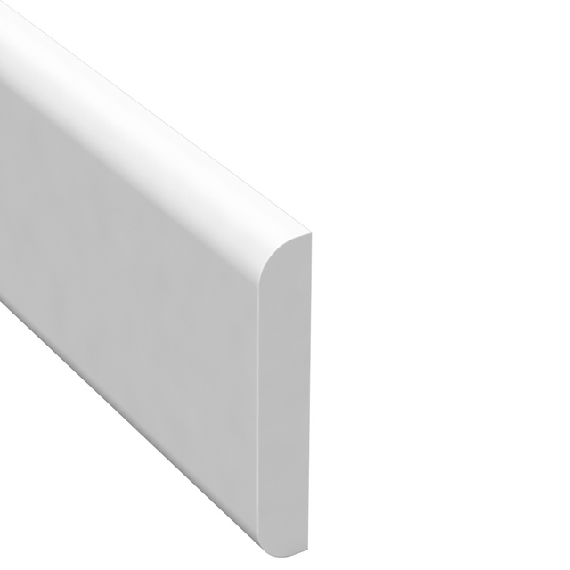 Produktbild föreställande artikeln TÄCKLIST 55X9MM VIT 250CM  från kategorin Garderob & Förvaring övrigt