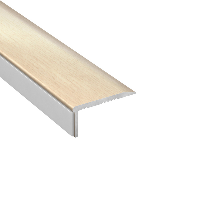 Produktbild föreställande artikeln TRÖSKELLIST 25X12MM VITK EK 2M NR 267 SJÄLVHÄF från kategorin Trappnos & Avslutningslister