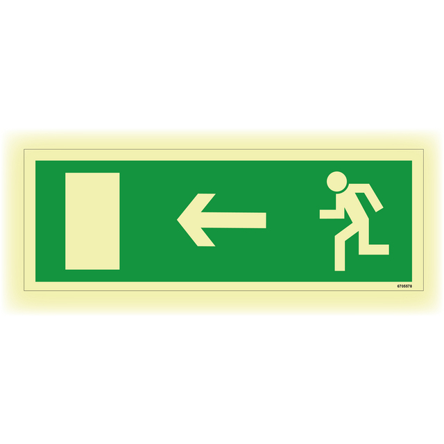 SKYLT UNIGRAPHICS UTRYMNIN PIL VÄ EFTERLYSANDE AL 297X105MM