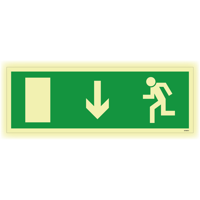 SKYLT UNIGRAPHICS UTRYMN PIL NED/GUBBE EFTERLY ALU 420X148