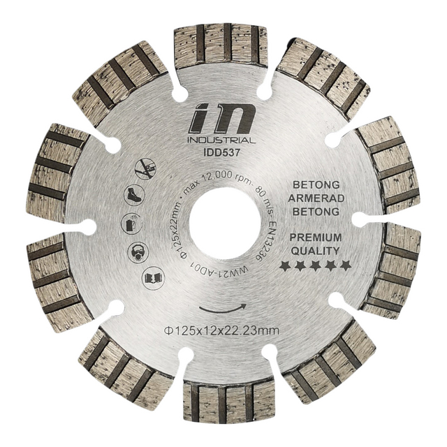 DIAMANTKAPSKIVA PREMIUM BETONG 125MM | Beijerbygg Byggmaterial