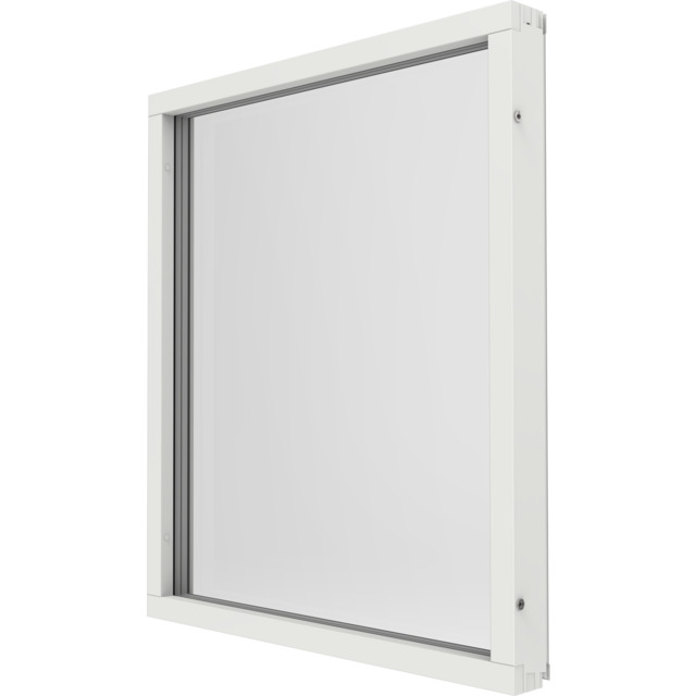 FÖNSTER AFKC VITMÅLAT FASTKARM ALU 9/14