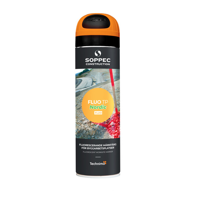 MARKÖRFÄRG ORANGE R-F 500ML FLUOROCERANDE SPRAYFÄRG (12)