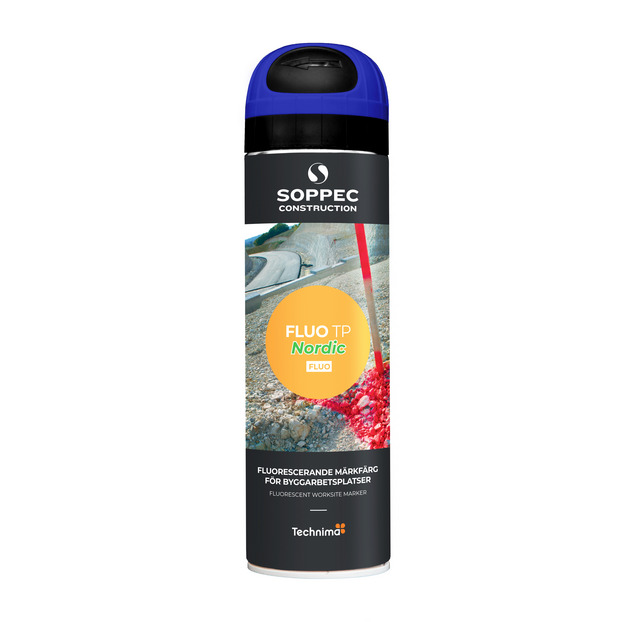 MARKÖRFÄRG BLÅ R-F 500ML FLUOROCERANDE SPRAYFÄRG (12)