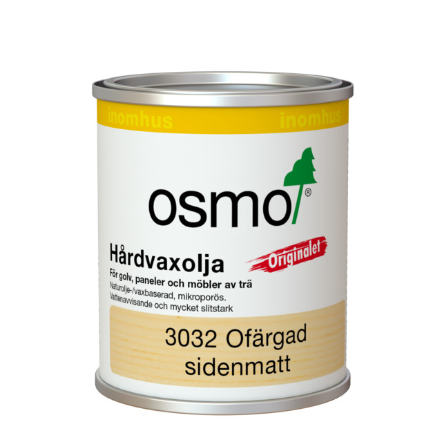HÅRDVAXOLJA 3032 SIDMATT 0,125 ORIGINALET SIDENMATT 0,125L