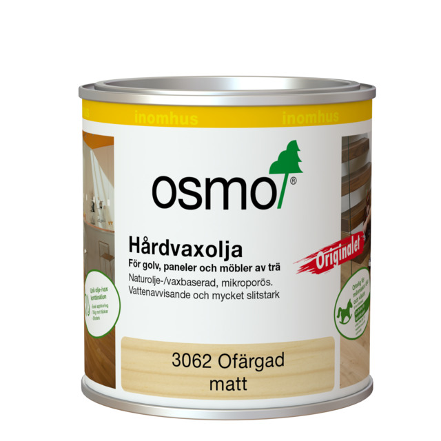 OSMO 3062 HÅRDVAX MATT 0,375L ORIGINALET MATT 0,375L