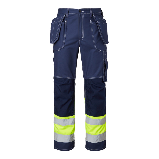 HANTVERKSBYXA KLASS1 MARIN/GUL D104