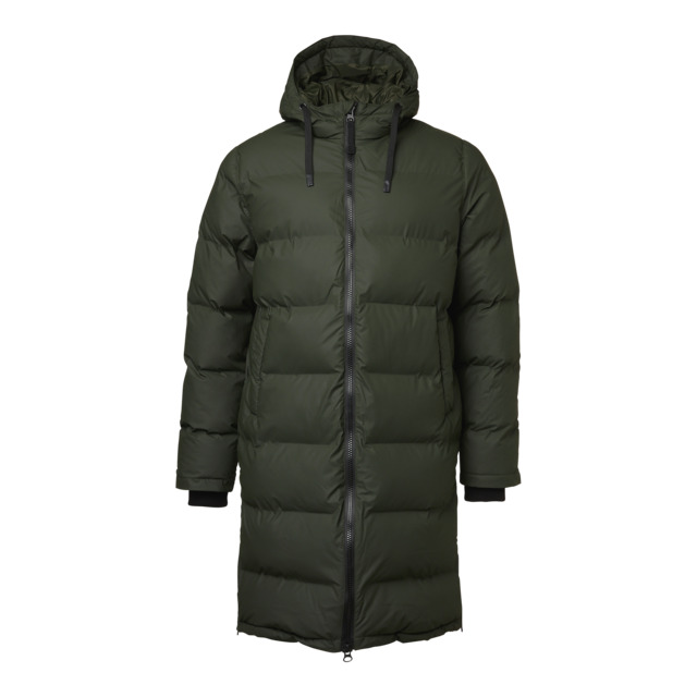 PUFFERJACKA SHANNA MATTERHORN LÅNG MÖRK OLIVGRÖN L