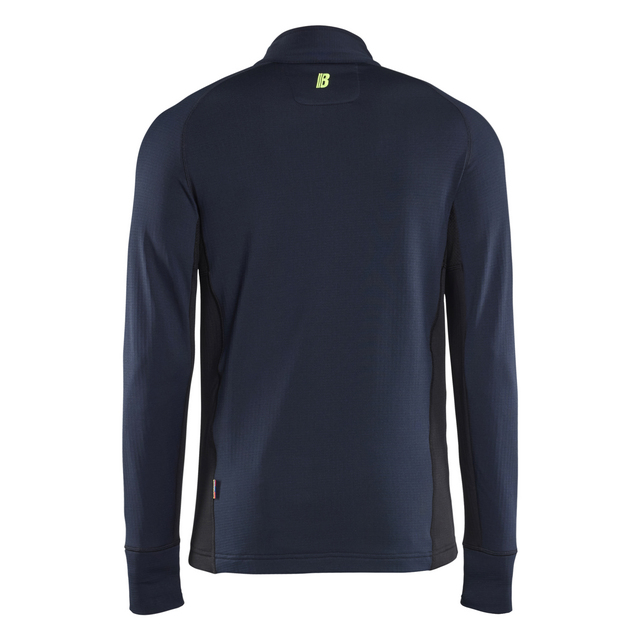 FLEECEJACKA 4735 2539 STRIKER MÖRK MARINBLÅ/VARSELGUL XXXL