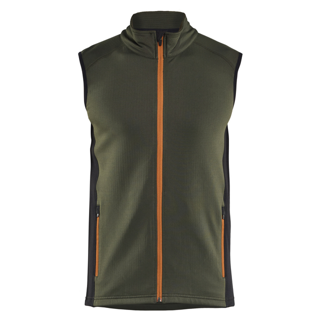 FLEECEVÄST 4736 2539 STRIKER SKOGSGRÖN/ROST M | Beijerbygg Byggmaterial