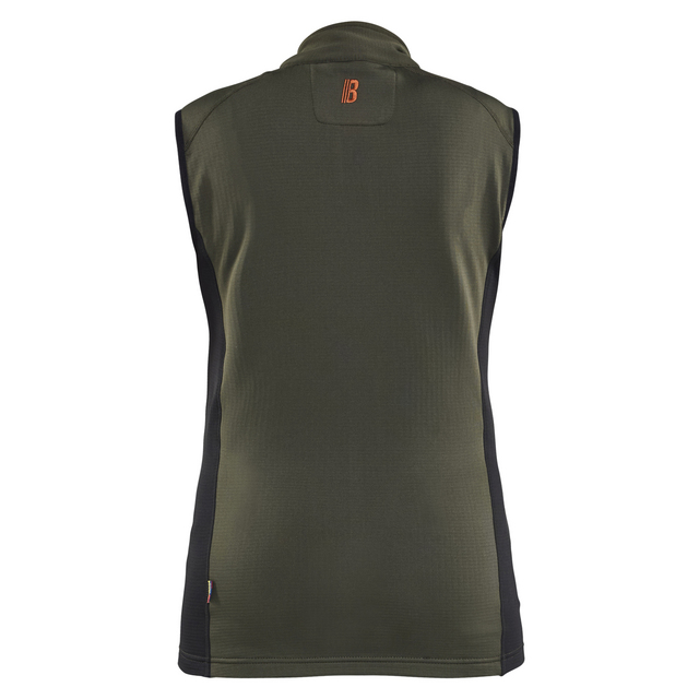 FLEECEVÄST 4746 2539 STRIKER DAM SKOGSGRÖN/ROST S