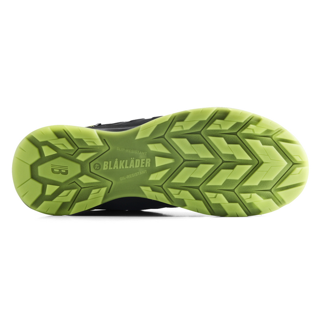 SKYDDSSKO 2412 0000 SPRINTER SVART/LIMEGRÖN 42