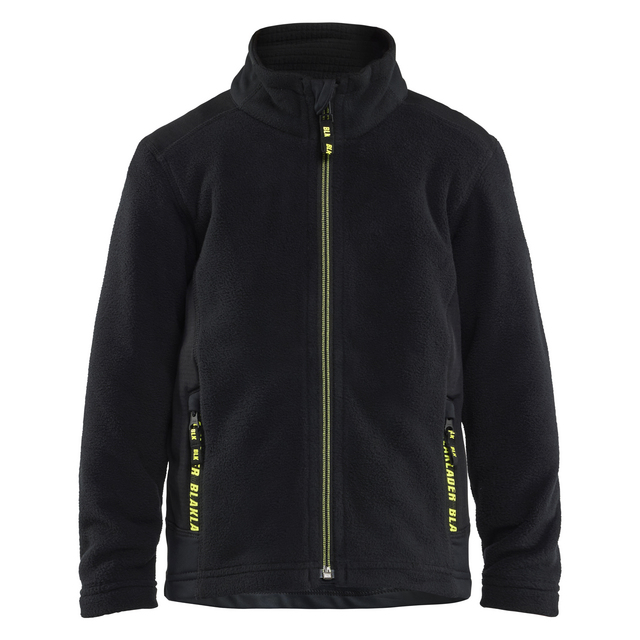 MICROFLEECETRÖJA 5206 1010 BARN SVART/VARSELGUL 134/140 | Beijerbygg Byggmaterial