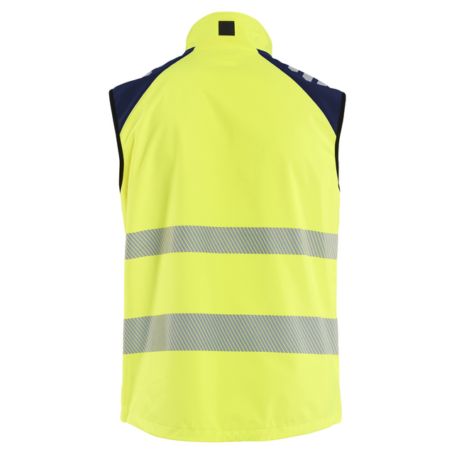 SOFTSHELLVÄST 3091 2513 VARSEL VARSELGUL/MARINBLÅ XXL