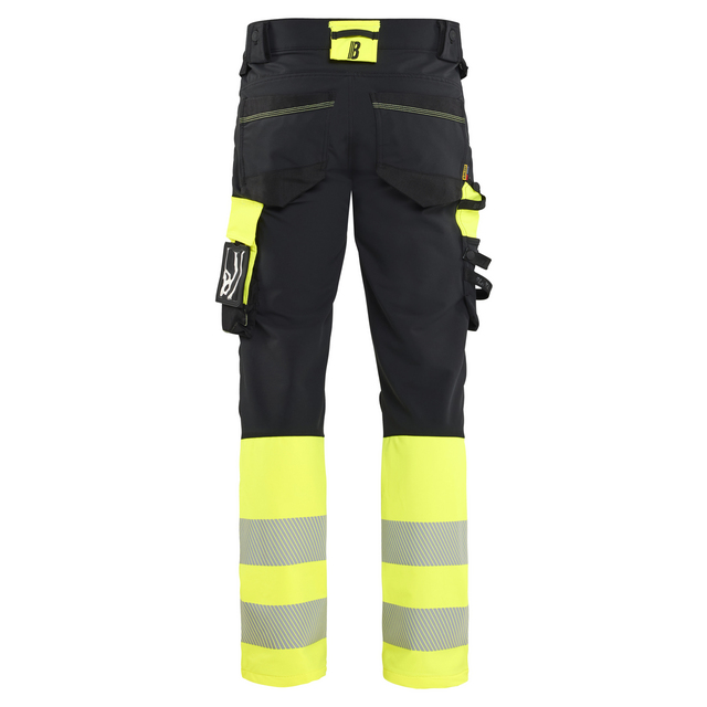 VARSELBYXA 1126 1648 4-VÄGSSTR SVART/VARSELGUL D100