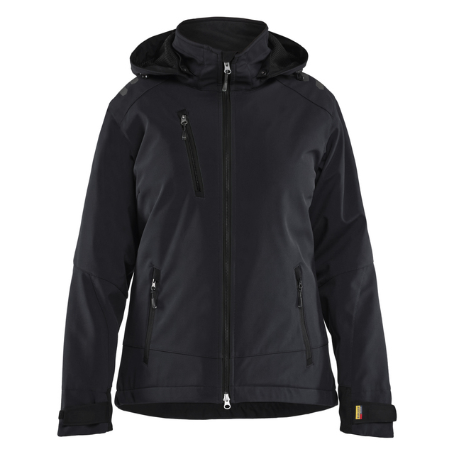 VINTERJACKA 47512513 SOFTSHELL LÄTTFODRAD DAM SVART XXL | Beijerbygg Byggmaterial