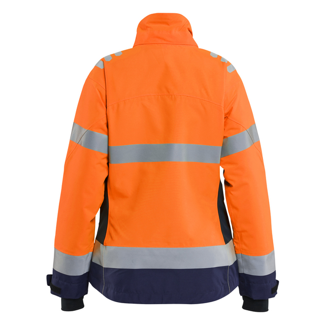 VINTERJACKA 4762 1977 DAM LÄTT FODRAD VARSEL VORANGE/BLÅ XXXL