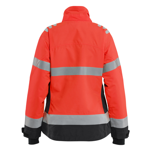 VINTERJACKA 4762 1977 DAM LÄTT FODRAD VARSEL VRÖD/SVART XXXL