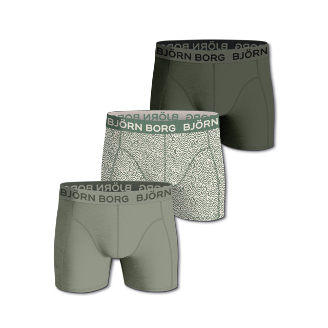KALSONG BOXER MULTI BJÖRN BORG ARMEGRÖN XXL 3ST | Beijerbygg Byggmaterial
