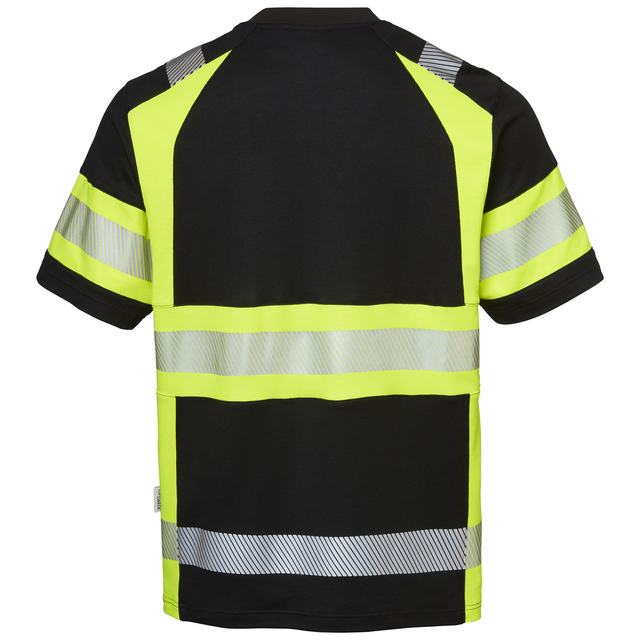 T-SHIRT 600 TOP SWEDE SVART/VARSELGUL M