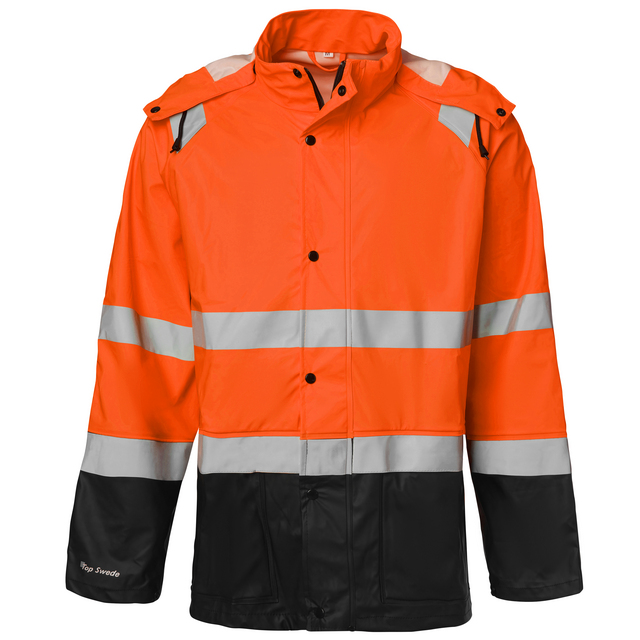 REGNJACKA 180 HI-VIS TOP SWEDE ORANGE XXL