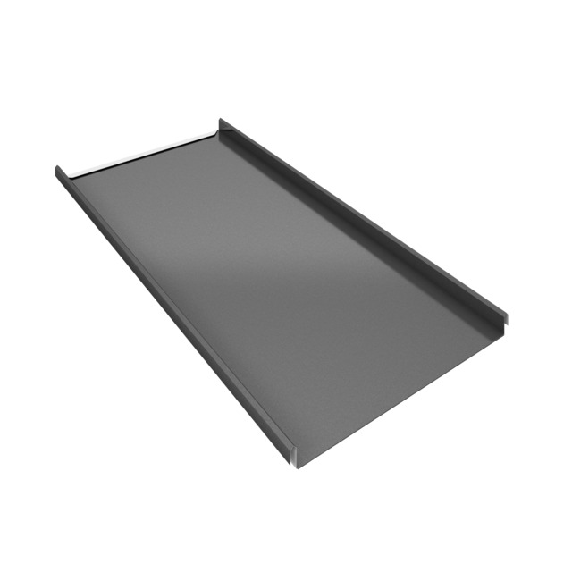 ÖVERGÅNGSPLÅT NOCK TREND 475 METALLICSILVER 1M | Beijerbygg Byggmaterial