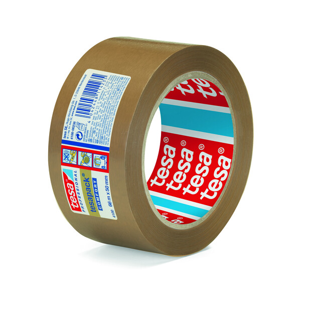 PACKTEJP PVC 4100 TESA TRP PRÄGLAD 50MM 66M | Beijerbygg Byggmaterial