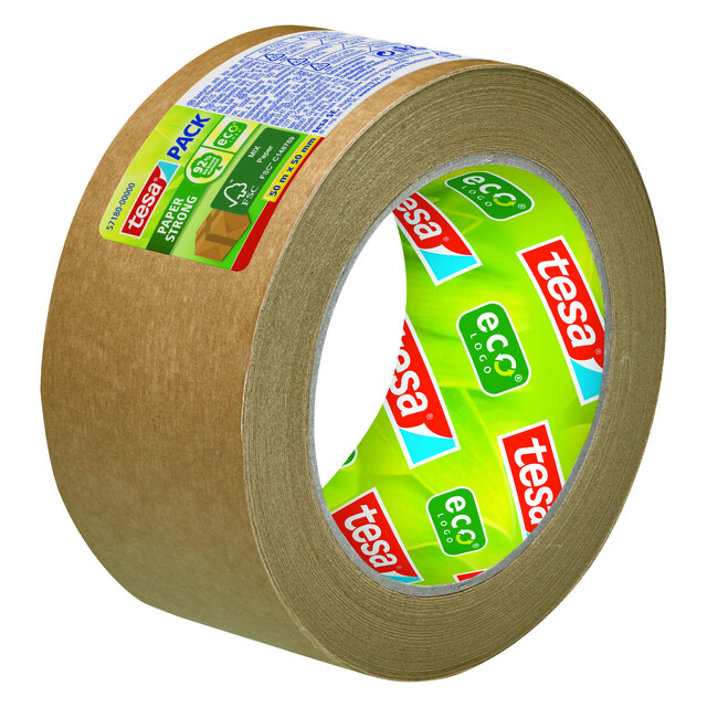 tesa® Packtejp Papper 50mmx50m brun