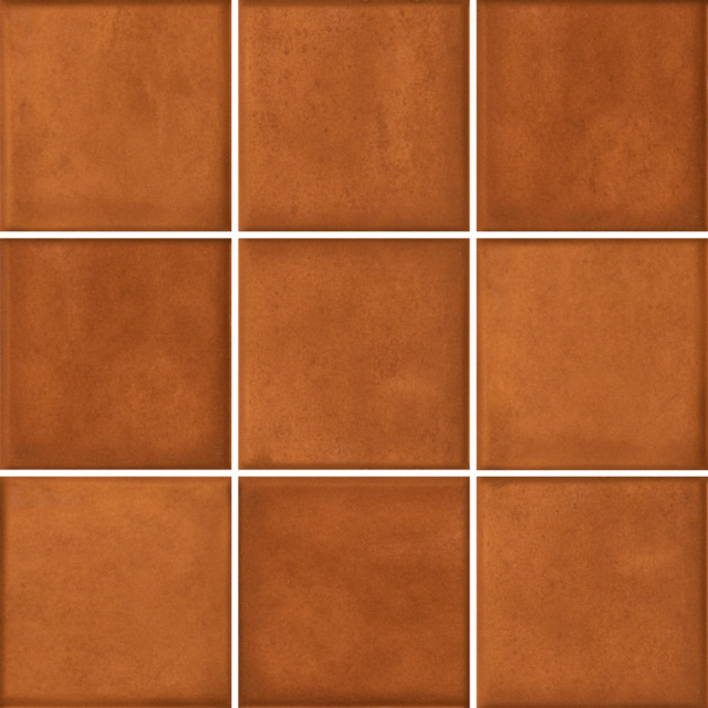SEASONS TERRACOTA GLOSSY 10X10 (ON MESH) 1,06M2/PKT | Beijerbygg Byggmaterial