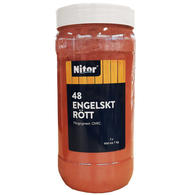 Produktbild föreställande artikeln PIGMENT ENGELSKT RÖTT 48 1L                (1) 430 från kategorin Övriga Färgtillbehör