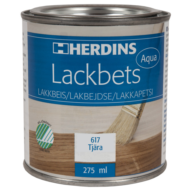 Produktbild föreställande artikeln LACKBETS AQUA 617 TJÄRA 275ML  från kategorin Snickerifärg