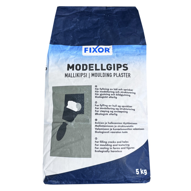 Produktbild föreställande artikeln MODELLGIPS 5KG 288645 från kategorin Spackel