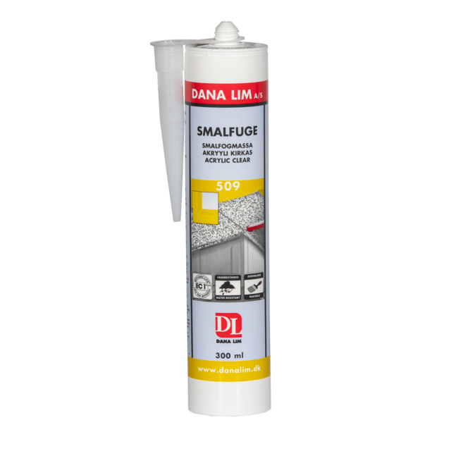 FOGMASSA SMALFOGMASSA 509 TRANSPARENT 300ML | Beijerbygg Byggmaterial