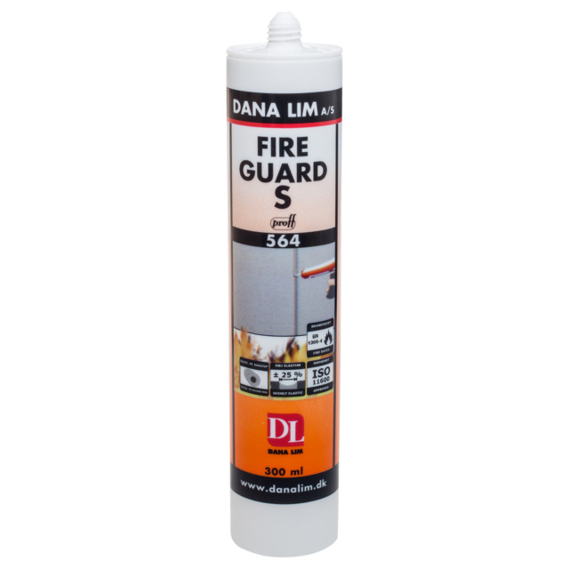 BRANDFOG FIRE GUARD SILIKON S 564 GRÅ 300ML | Beijerbygg Byggmaterial