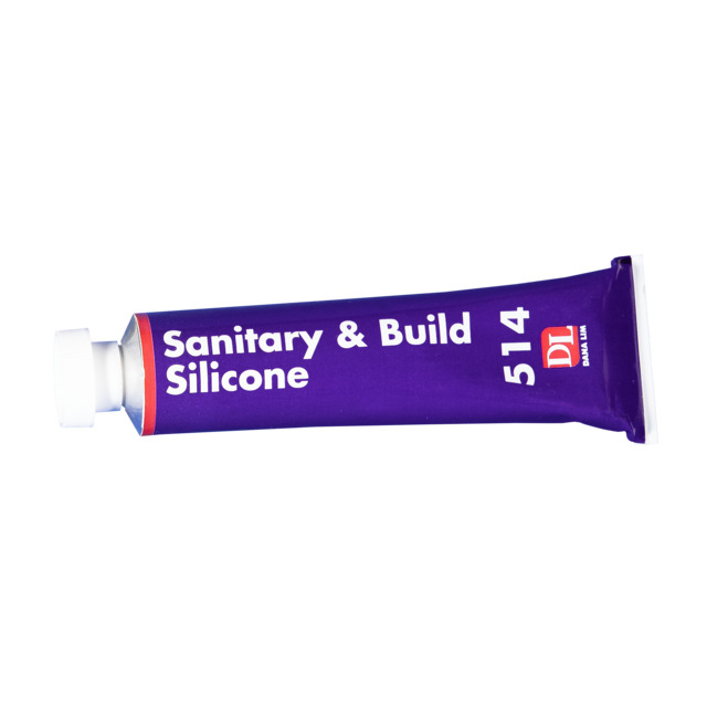 VÅTRUMSSILIKON SANITARY&BUILD 514 VIT 75ML | Beijerbygg Byggmaterial