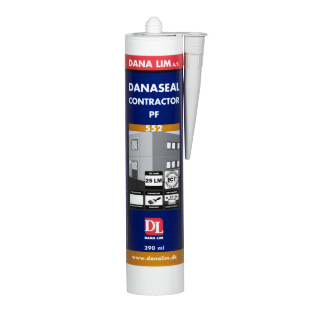 FOGMASSA CONTRACTOR PF 552 SVART S9000N 290ML | Beijerbygg Byggmaterial