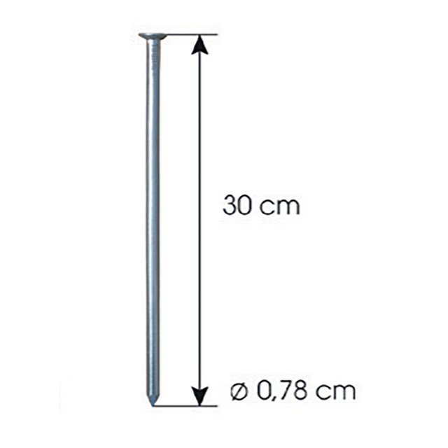 ANKARSPIK GARDENEDGE GALV 8X300MM | Beijerbygg Byggmaterial