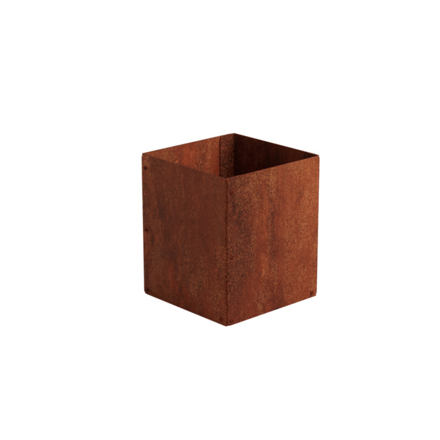 BLOMKRUKA ODLA CORTEN 25X25X30CM | Beijerbygg Byggmaterial
