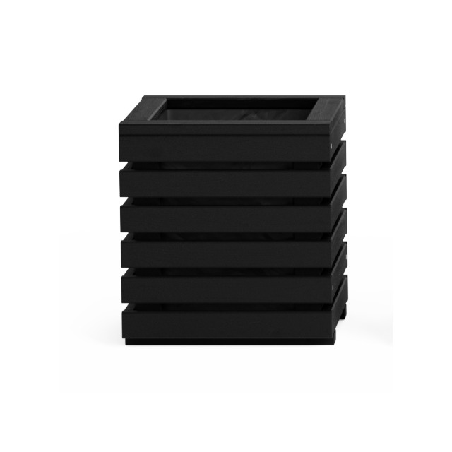 PLANTERINGSLÅDA HORIZONT 1 SVART RAL9005 | Beijerbygg Byggmaterial