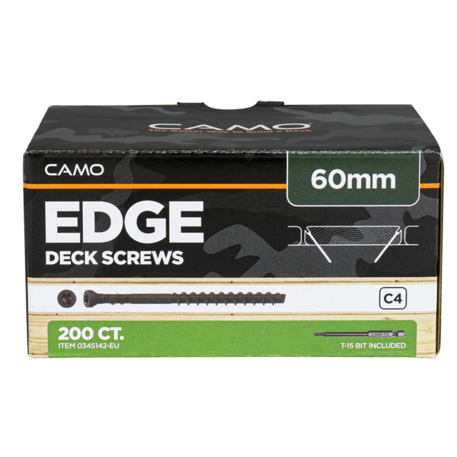 TRALLSKRUV 60X4,2MM C4 200ST CAMO PROTECH