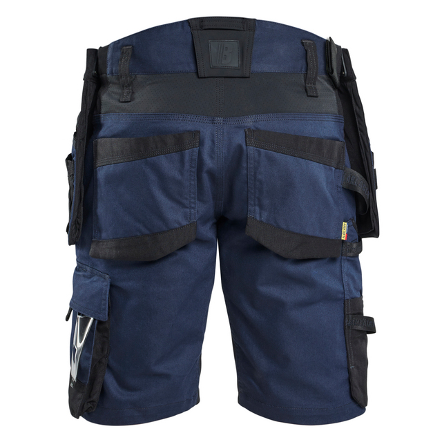 Produktbild föreställande artikeln HANTVERKSSHORTS MED STRETCH MÖRK MARINBLÅ/SVART C58 från kategorin Byxor