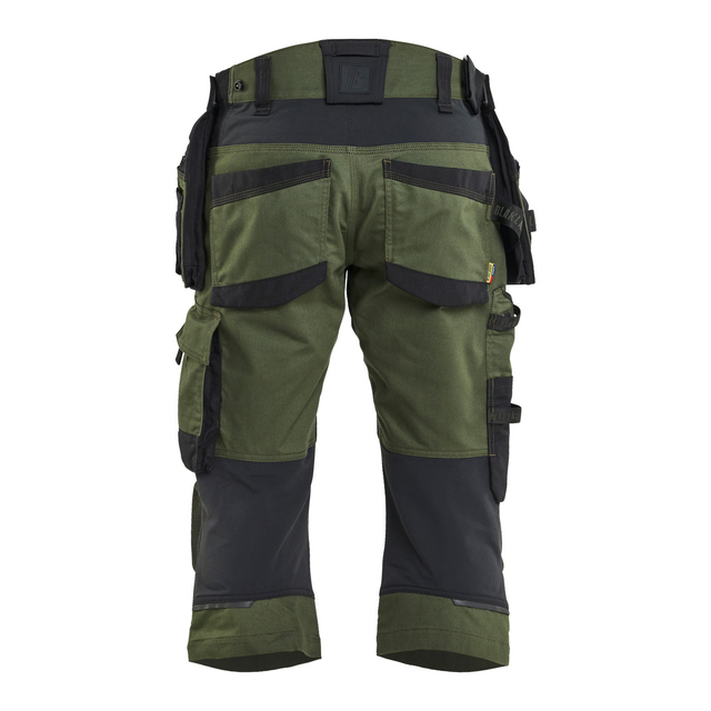 PIRATBYXA MED STRETCH SKOGSGRÖN/SVART C58