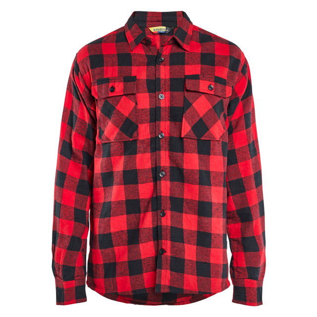 FLANELLSKJORTA RÖD/SVART XXXL | Beijerbygg Byggmaterial