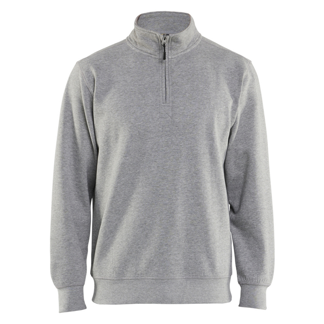 SWEATSHIRT MED KRAGE GRÅMELERAD XXL | Beijerbygg Byggmaterial