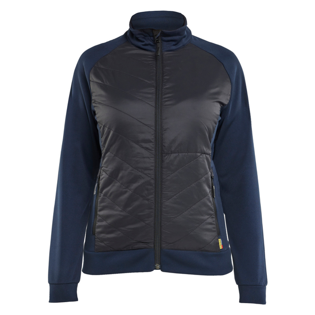 HYBRIDTRÖJA DAM MÖRK MARINBLÅ/SVART XXL | Beijerbygg Byggmaterial