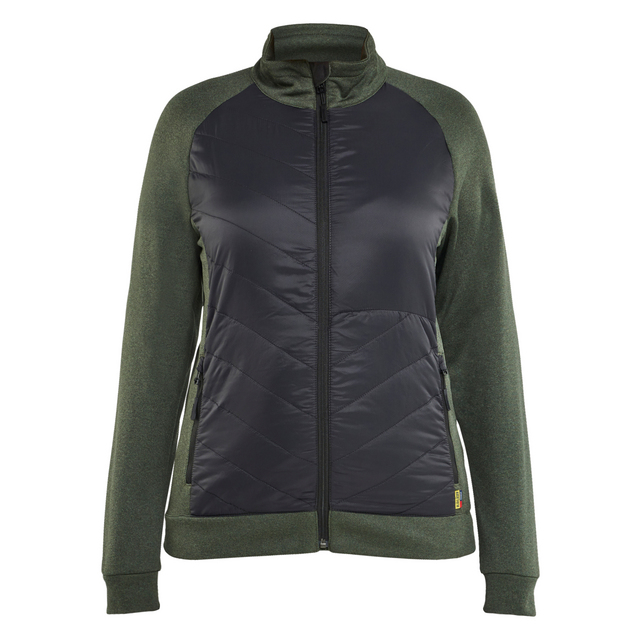 HYBRIDTRÖJA DAM HÖSTGRÖN/SVART M | Beijerbygg Byggmaterial