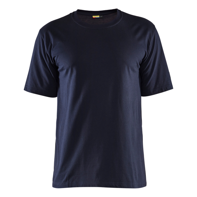 T-SHIRT 3482 1737 FLAMSKYDDAD MARINBLÅ XS
